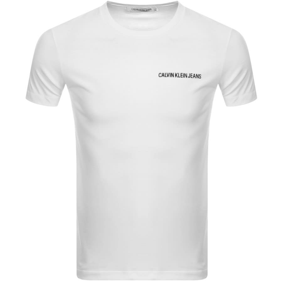 Alternative Image for ProductCalvin Klein Jeans Institutional T Shirt White1
